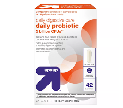 Good affordable Generic Probiotic Target Up & Up Align