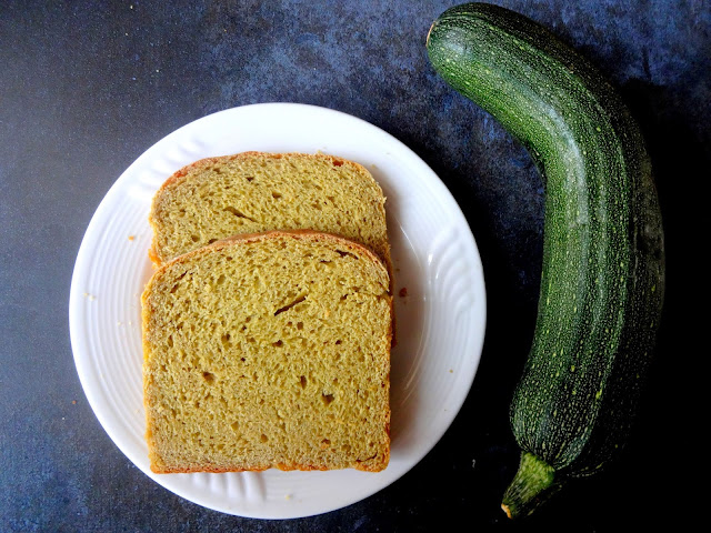 Ambrosia: 100% Whole Wheat Yeasted Zucchini Bread (Vegan)