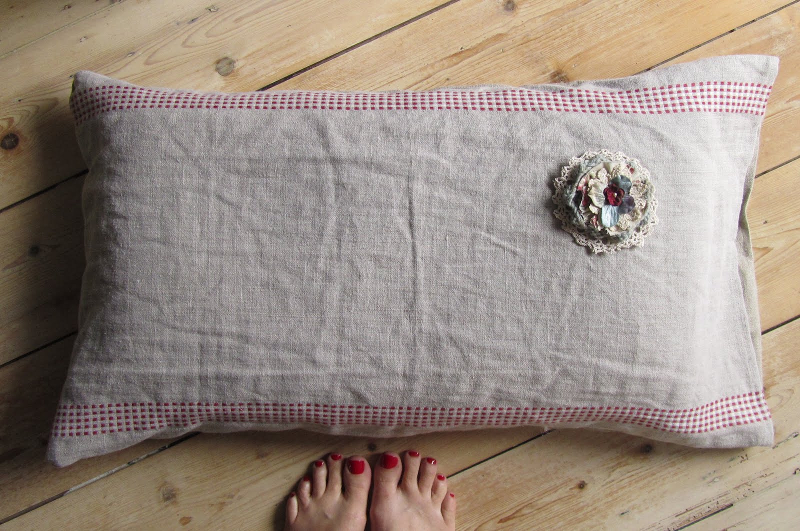 Small Things Simple Pleasures Cushioning the blow