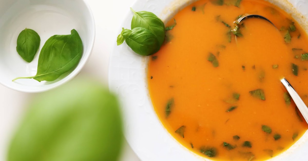 Low Carb Rezept: Tomaten Basilikum Suppe | Mareike Unfabulous
