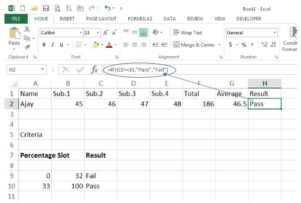 How to use IF function in Excel