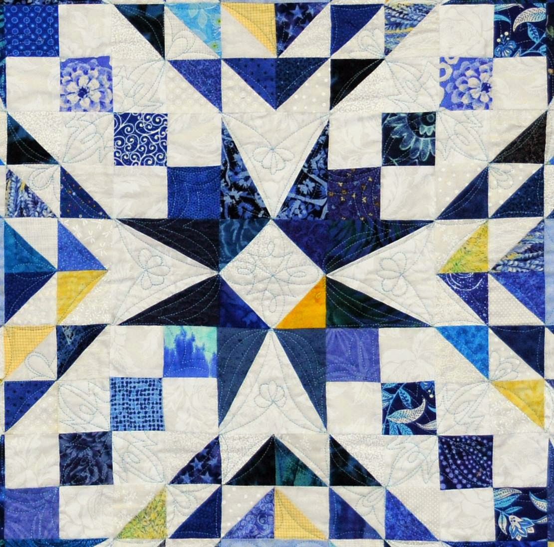 Never Just Jennifer Northern Lights Quilt Guild Raffle Quilt Local
