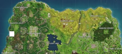 Fortnite, Blockbuster, Hidden Battle Star, Locations Map, Week 2, Haunted Hills, Snobby Shores