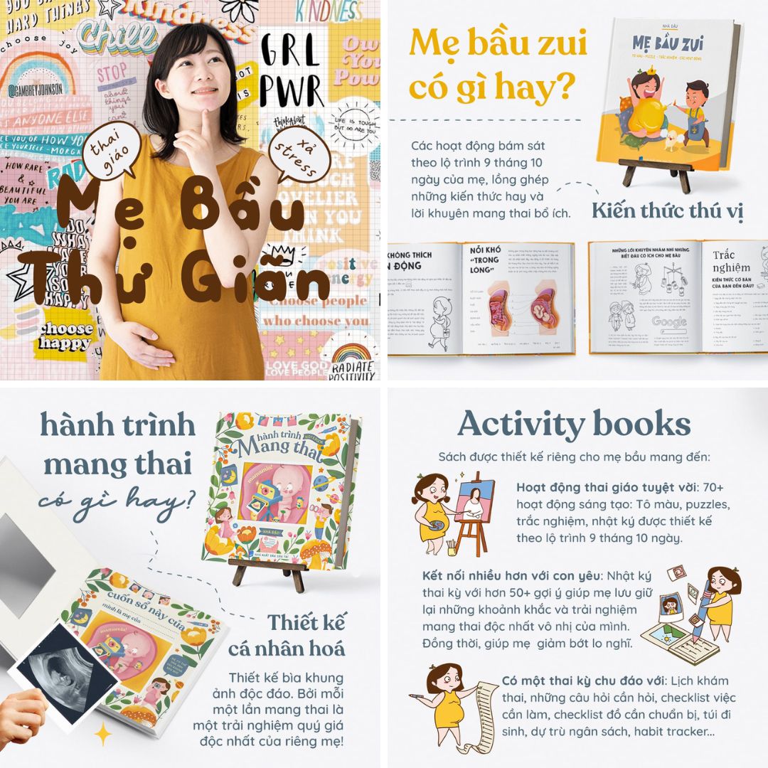 [A116] Activity book: Quà tặng sách ý nghĩa cho Bà Bầu