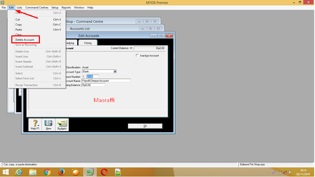 √ LangkahLangkah Membuat Akun Baru pada MYOB Mas Raffi