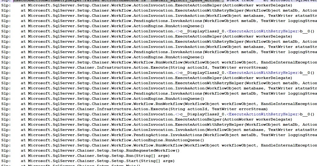 Made By SQL SQL Server 2019 install/setup failed