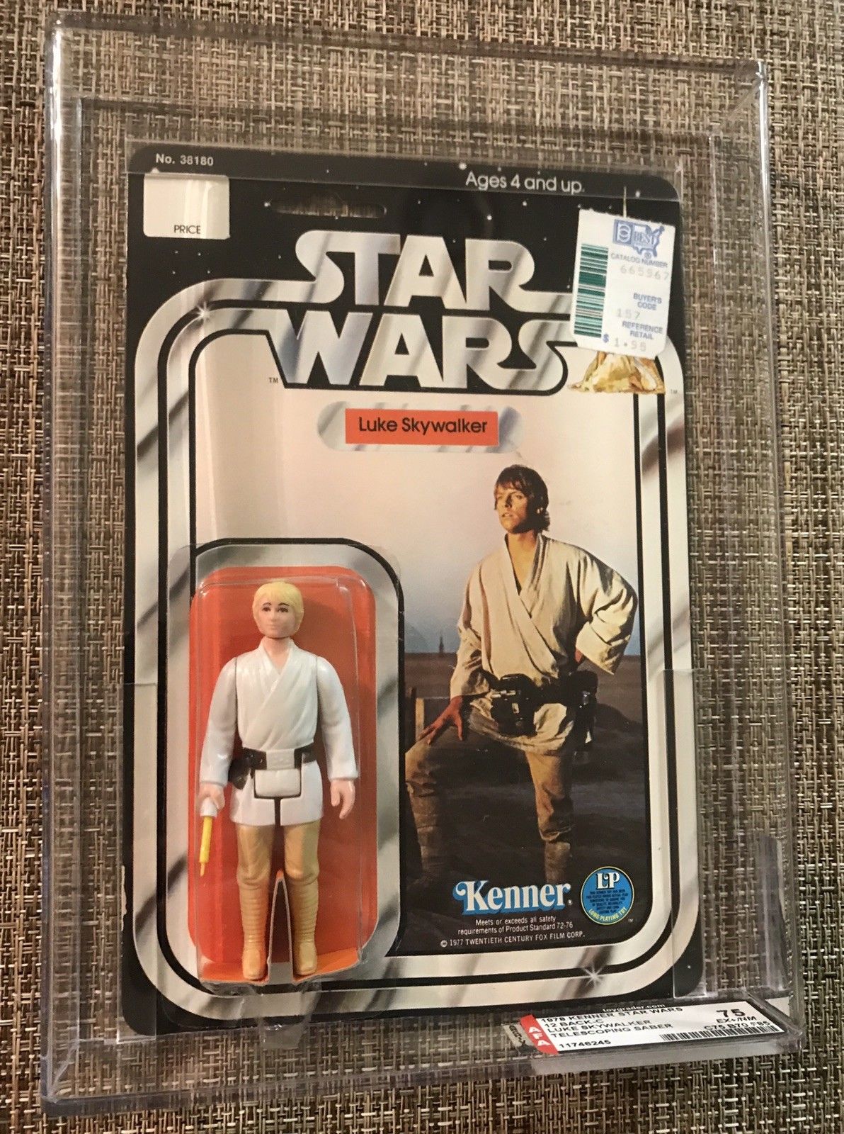 luke skywalker double telescoping lightsaber value