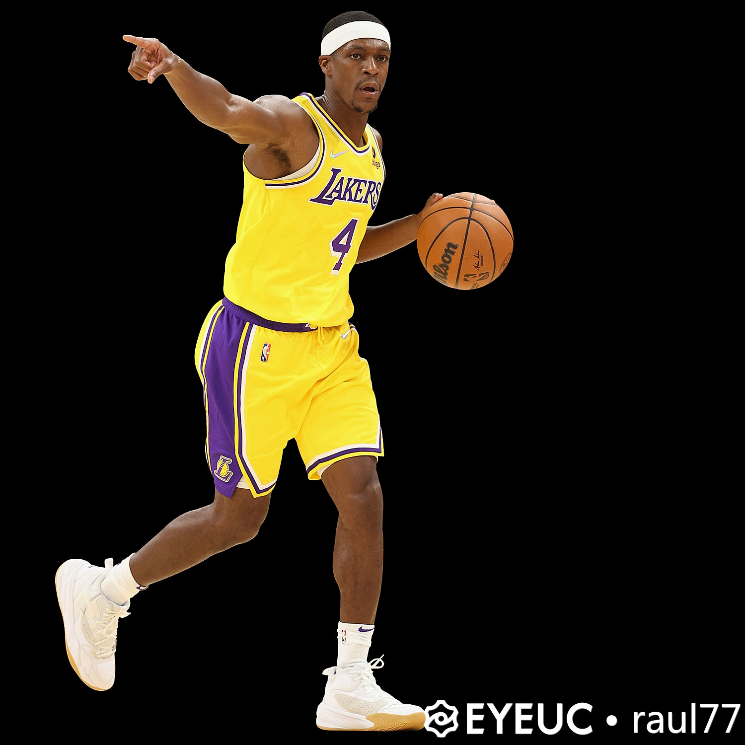 NBA 2K22 Rajon Rondo Lakers Portrait