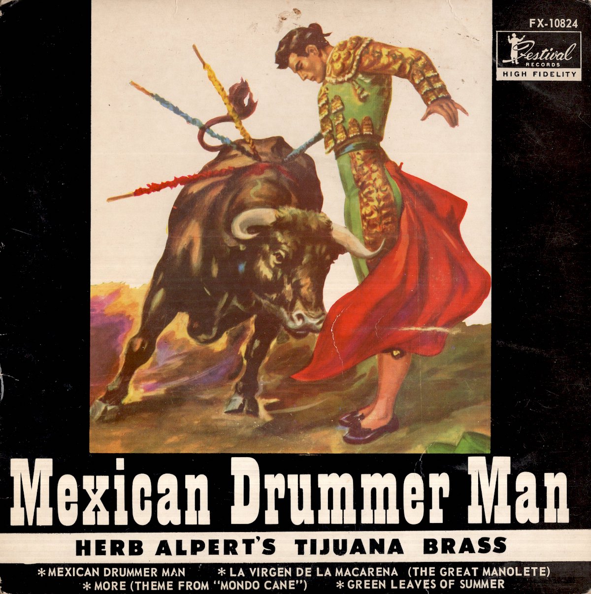 Extended Playtime Herb Alpert's Tijuana Brass 1967 Mexican Drummer