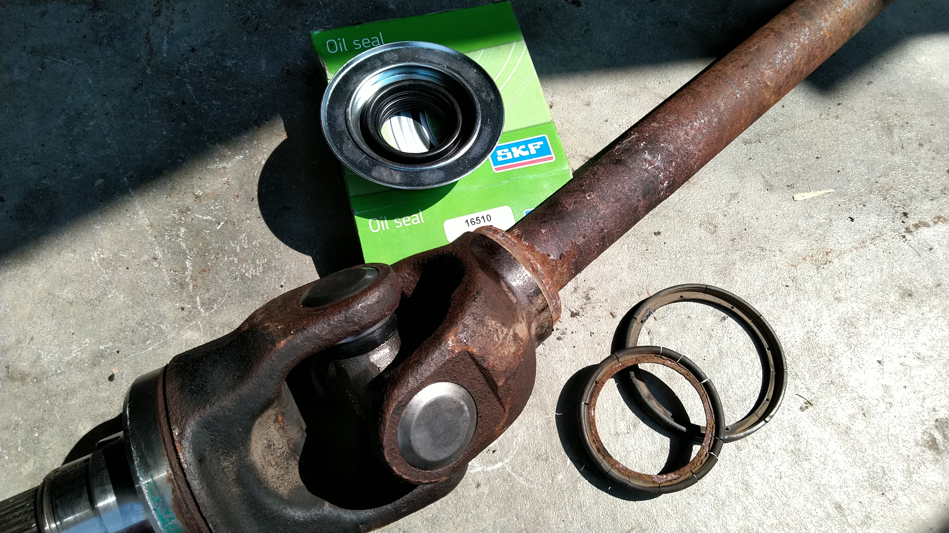 Provident Engineering Front Axle Ujoint Replacement on a 2008 F250
