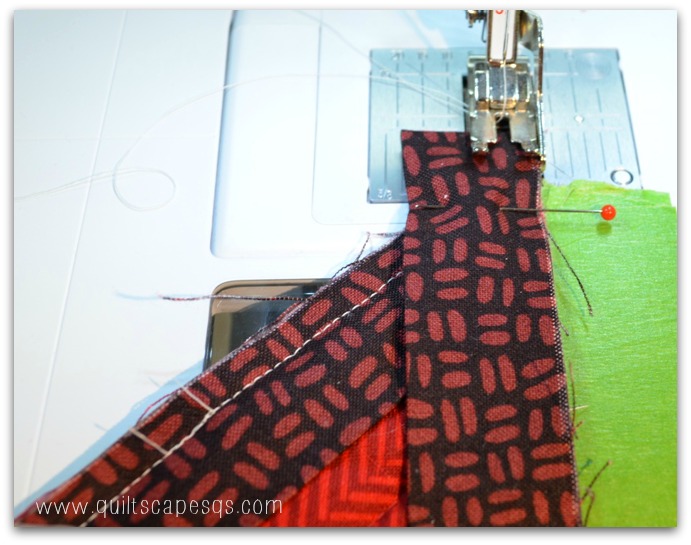 .Quiltscapes. Fancy Finishes Odd Angles the Ins and Outs!