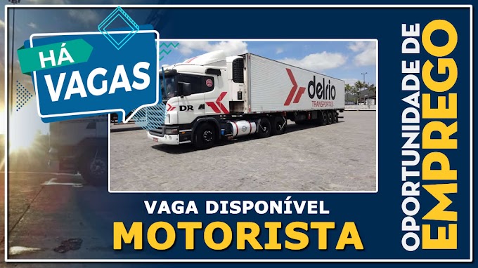 Del Rio Transportes abre vagas para Motorista Carreteiro 