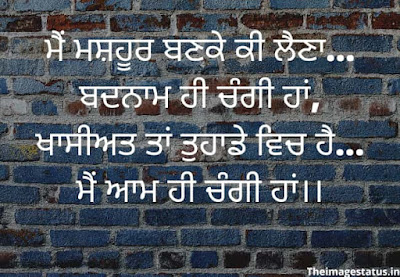 Punjabi Status for Life