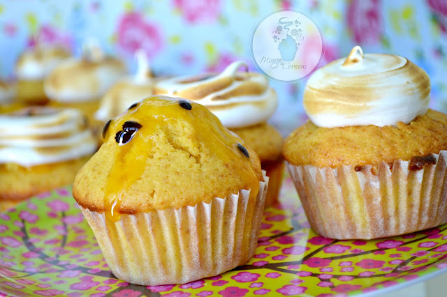 Cupcakes de Fruta de la Pasión, Maracuya, parchita