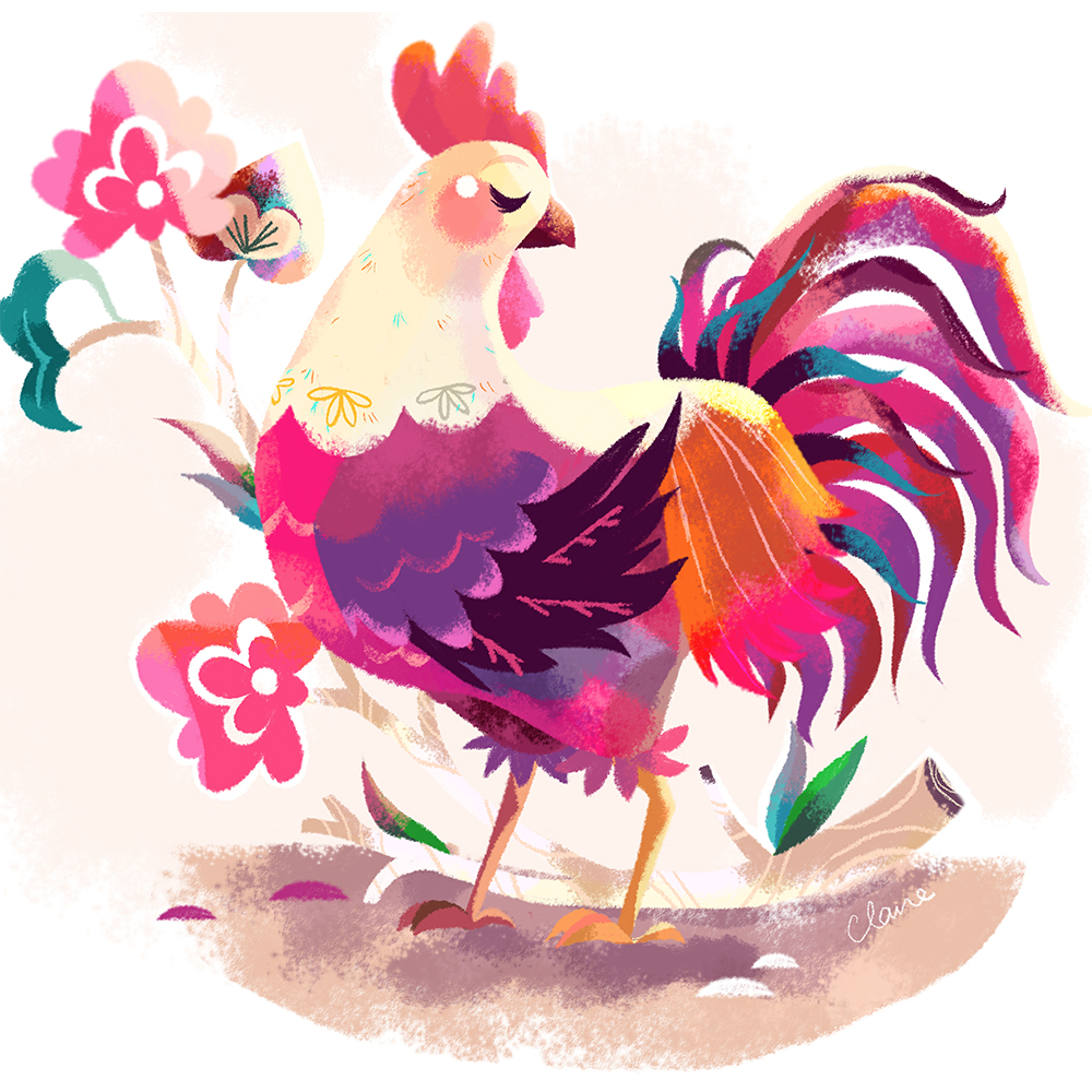 new year of rooster year of the rooster o brien illustration new year of rooster year of the rooster o brien illustration
