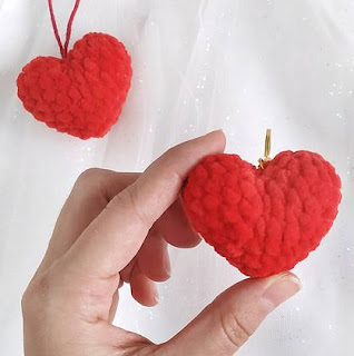 PATRON GRATIS CORAZON AMIGURUMI 48206 ❤️