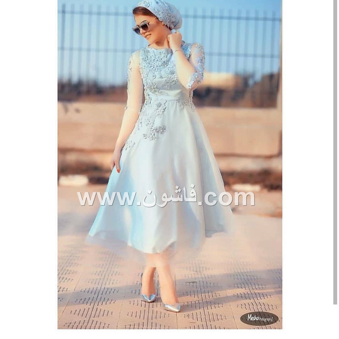 صور موديلات فساتين سواريه للمحجبات 2020 dresses soiree veiled 2020