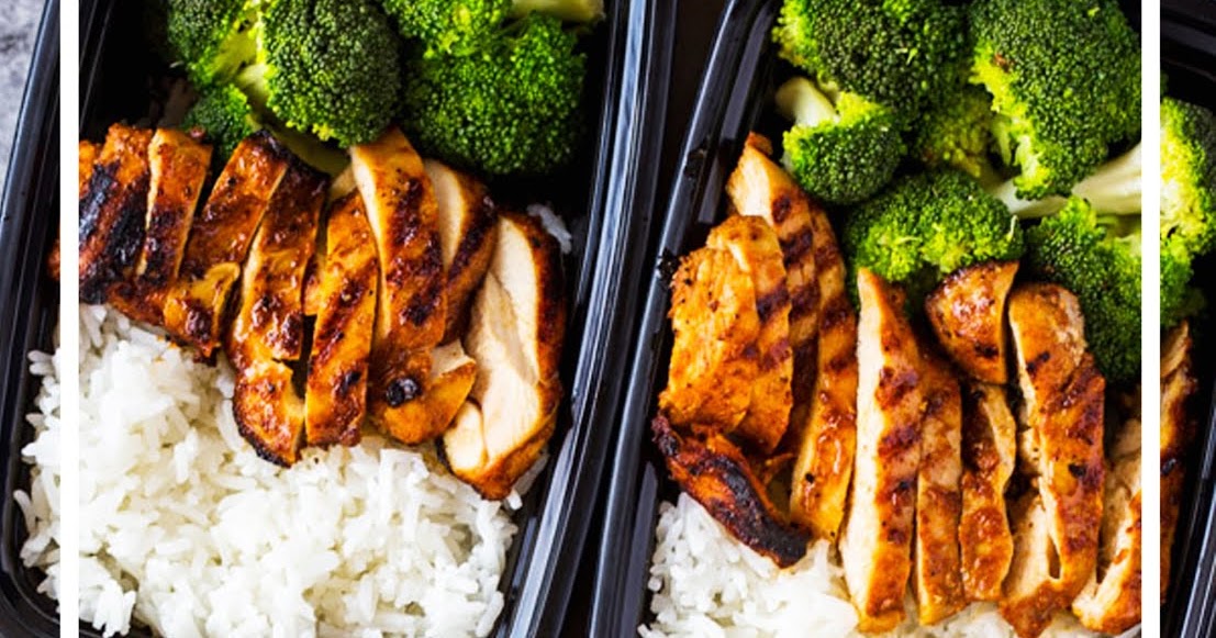 20 MINUTE MEAL-PREP CHICKEN, RICE AND BROCCOLI