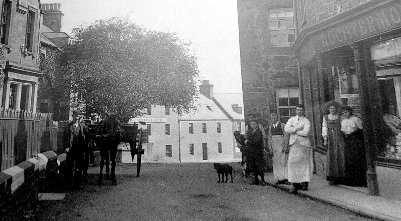 Tour Scotland Old Photograph Shop Auchtermuchty Fife Scotland