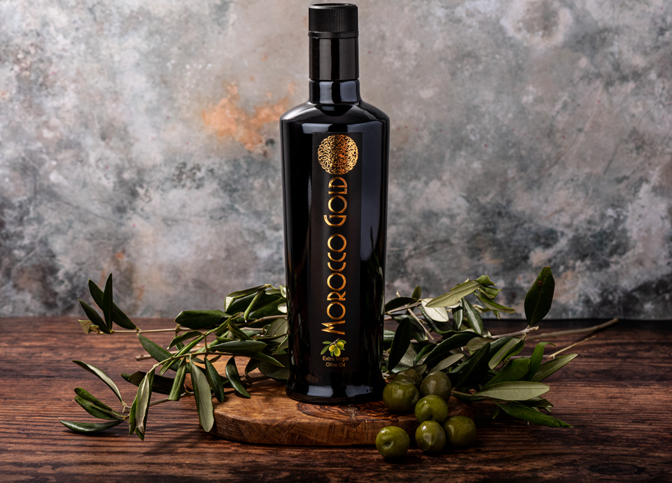 Polyphenol rich olive oil from Morocco. Morocco Gold Extra Virgin Olive Oil