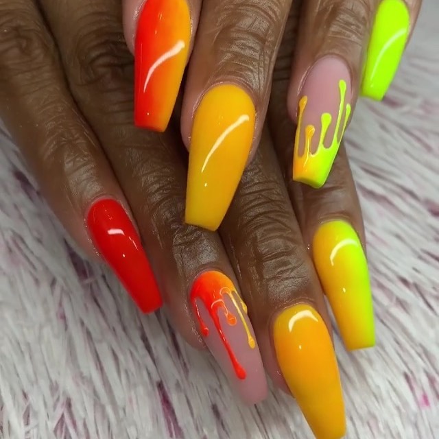 Best #Coffin Nail Designs 2021 for Ladies: Beautiful Nail Designs.