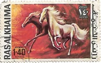 Pintura de Cavalos, 1.40  Riyals