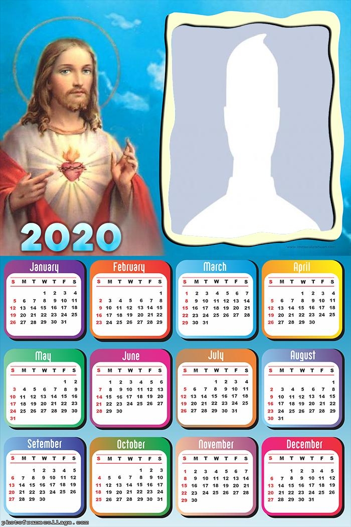 Jesus: Free Printable 2020 Calendar. | Oh My First Communion!