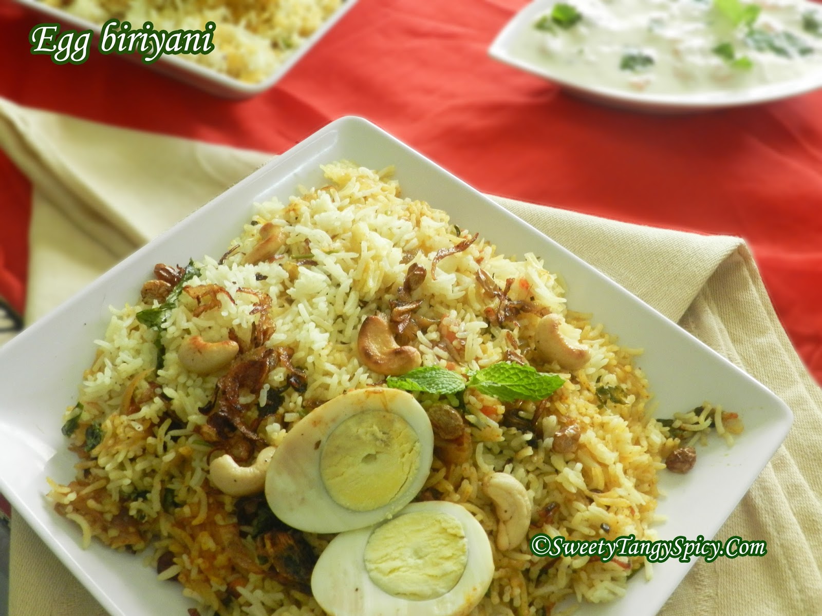 Kerala style egg biryani with detailed photos and video