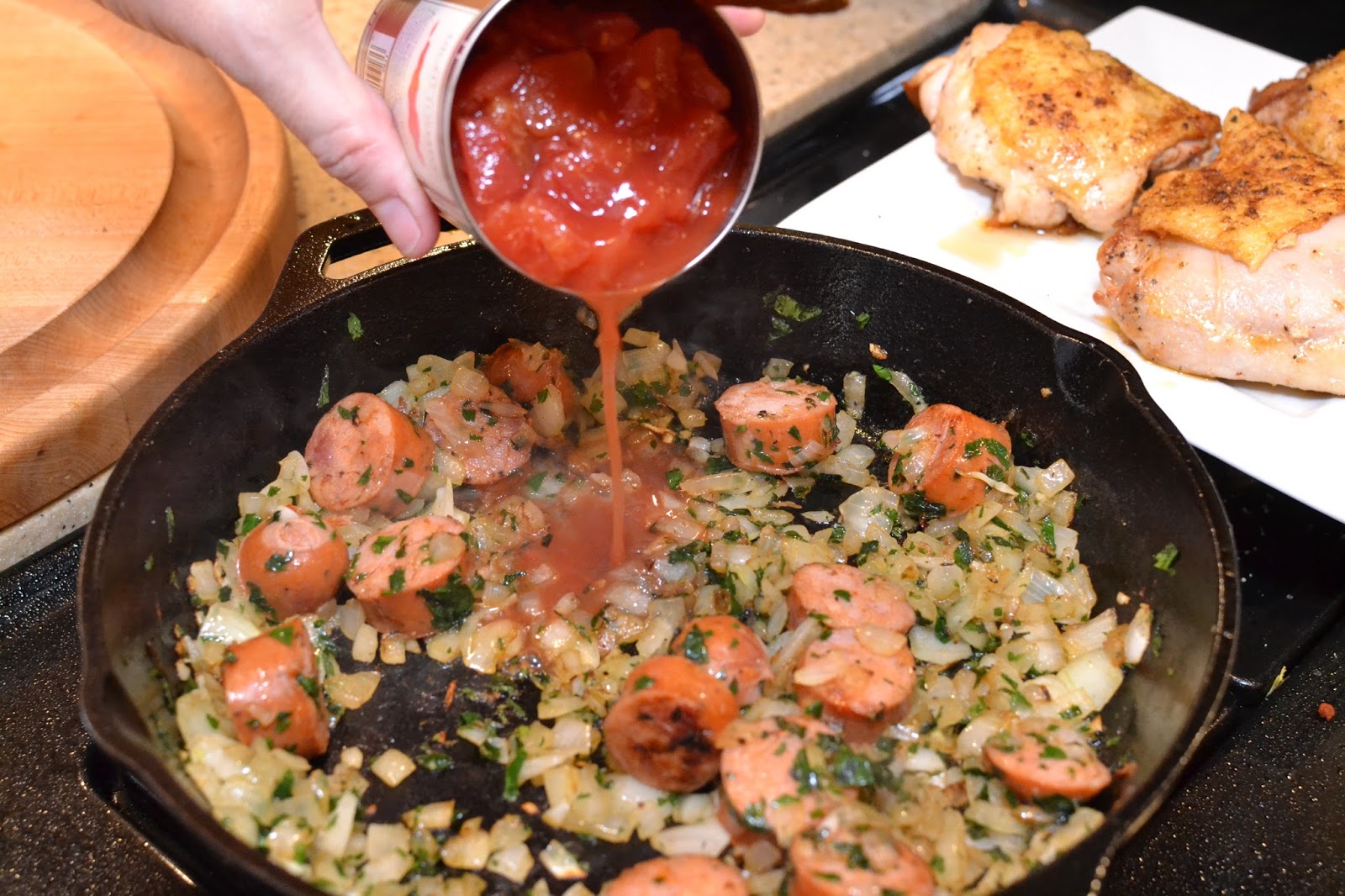 Weekend Food Project Paella on the Big Green Egg