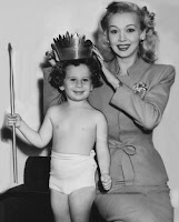 Carole Landis With A Baby