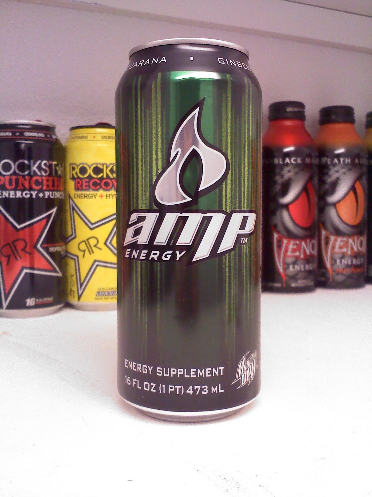 CAFFEINE! Review for Amp Energy