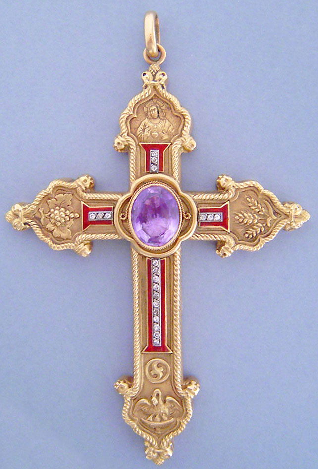 Relíquia com fragmentos de cruz de Jesus dada pelo papa Francisco