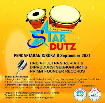 Prima Founder TV Buka Pendaftaran STARDUTZ untuk Ajang Pencarian Bakat Penyanyi Dangdut