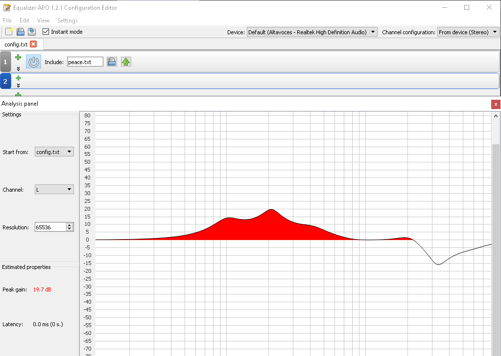 Ecualizador Paramétrico Apo para Windows Prospera Ya