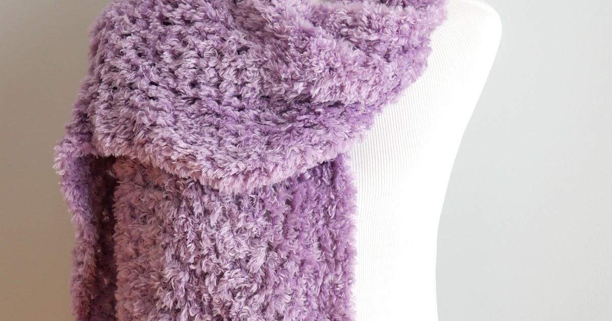 Fiber Flux: Deep Comfort Shawlette Scarf, Free Crochet Pattern + Video