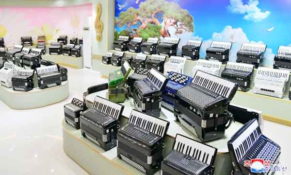 Unbangul-trademarked accordion and bayan