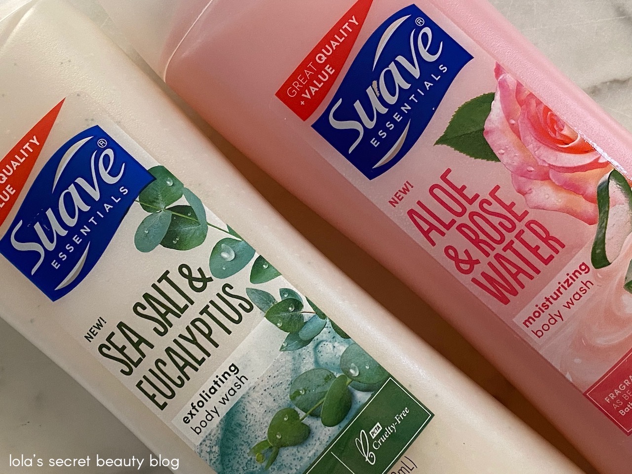 lola's secret beauty blog NEW Suave Sea Salt & Eucalyptus Exfoliating