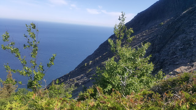 Vue à partir du sentier menant au mont Saint-Pierre