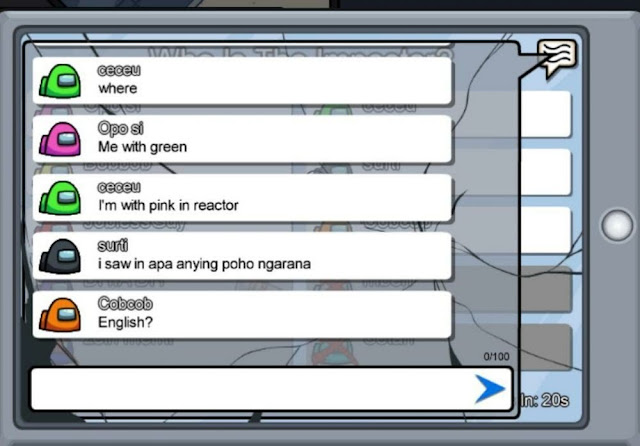 Kumpulan Chat dan Percakapan Lucu Among Us Yang Bikin Ngakak Kumpulan Chat dan Percakapan Lucu Among Us Yang Bikin Ngakak