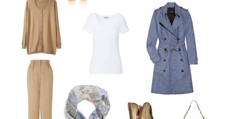 A Travel Capsule Wardrobe - Packing in camel & blue | The Vivienne Files