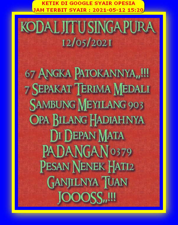 gambar togel syair sgp