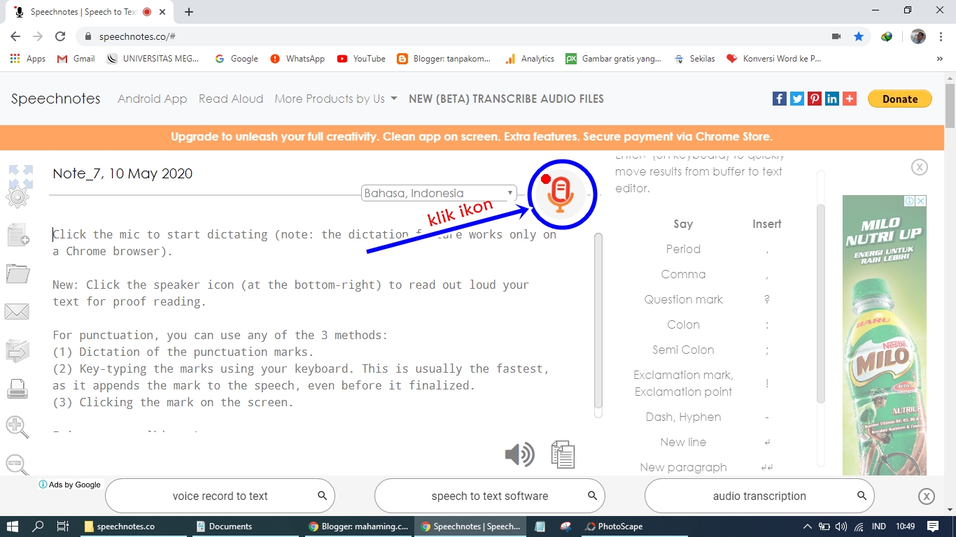Cara Merubah Suara Menjadi Teks di Laptop Atau Komputer