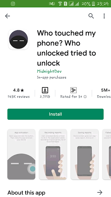 Who Touched my phone ? Who unlocked tried to unlock Who Touched my phone ? Who unlocked tried to unlock