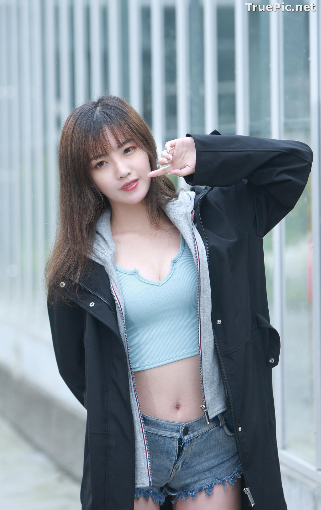 Image Taiwanese Lovely and Sexy Girl – 泱泱 - Low Top and Jeans Pants - TruePic.net - Picture-9