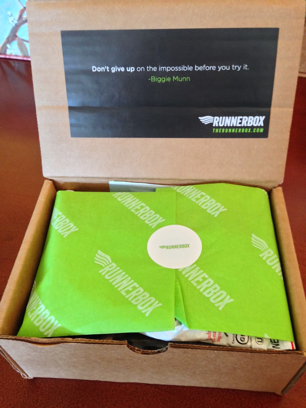 Kim Runs Miles With Smiles RunnerBox Subscription Box for Runners