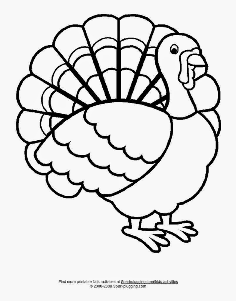 Free Coloring Pictures: Coloring Picture Of A Turkey - Free Coloring Pictures: Coloring Picture Of A Turkey