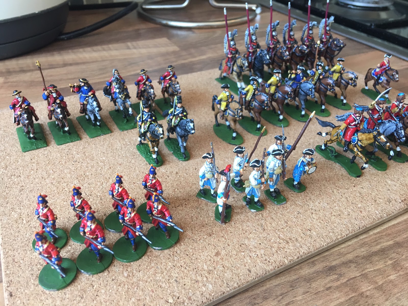 A figure painting therapy project. Simply model soldiers!