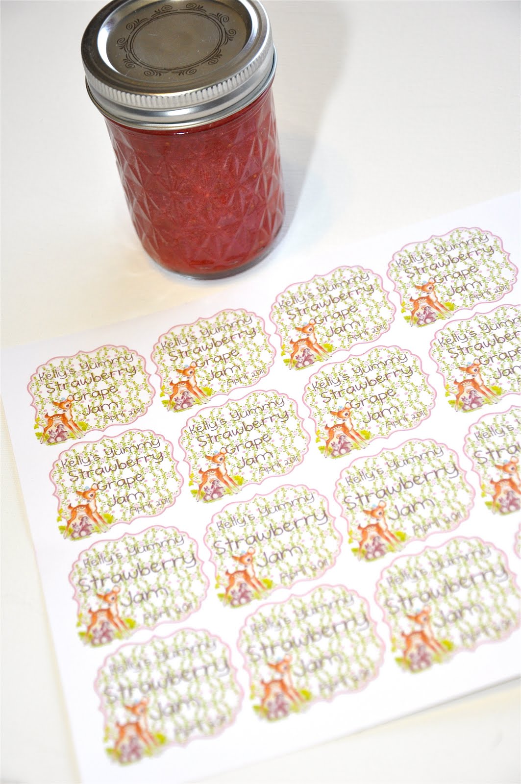 Running With Glitter My First Jars of Jam=YUMMY