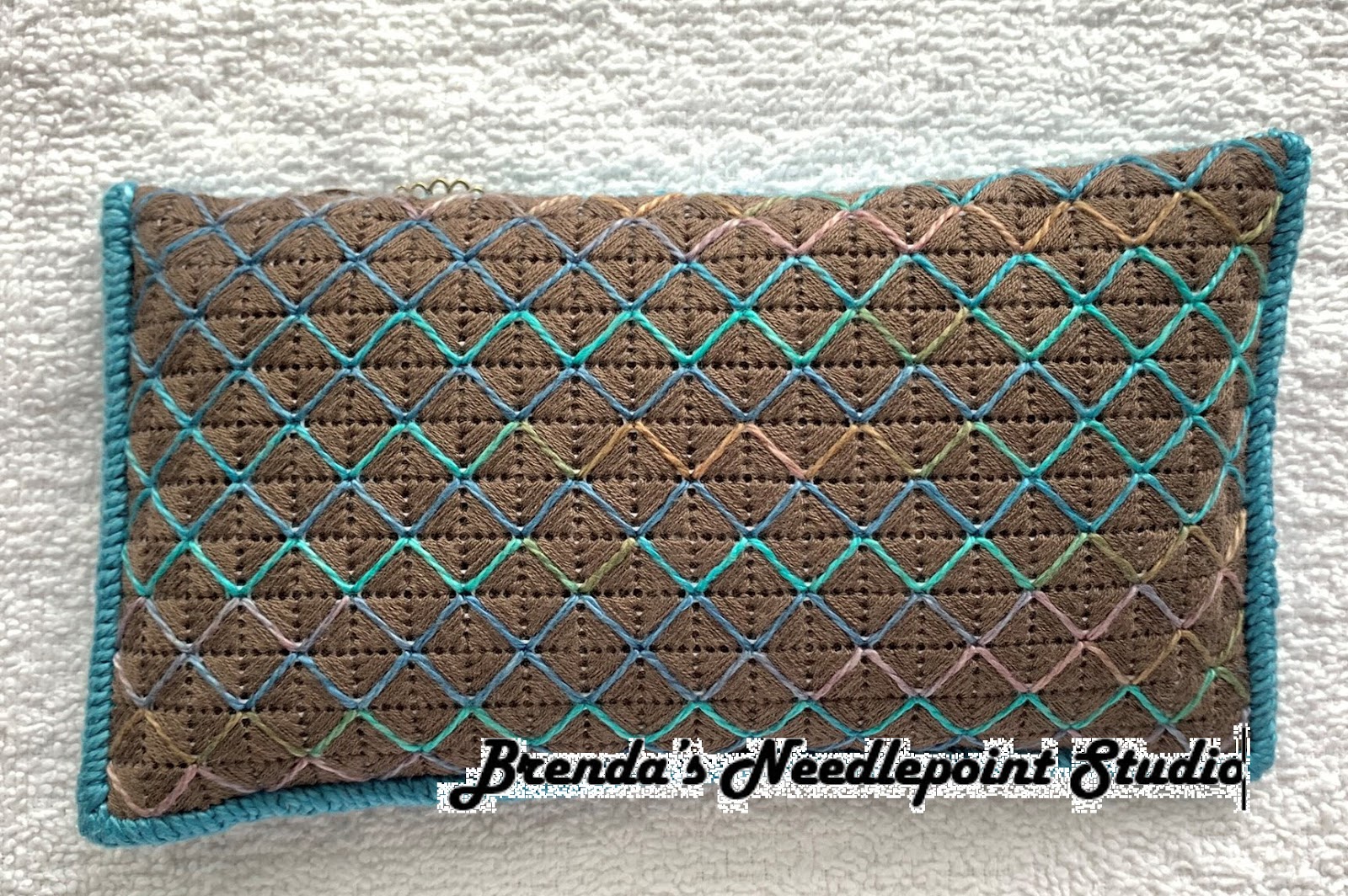 Brenda's Needlepoint Studio Frame Weight Stitcher's Parking Lot