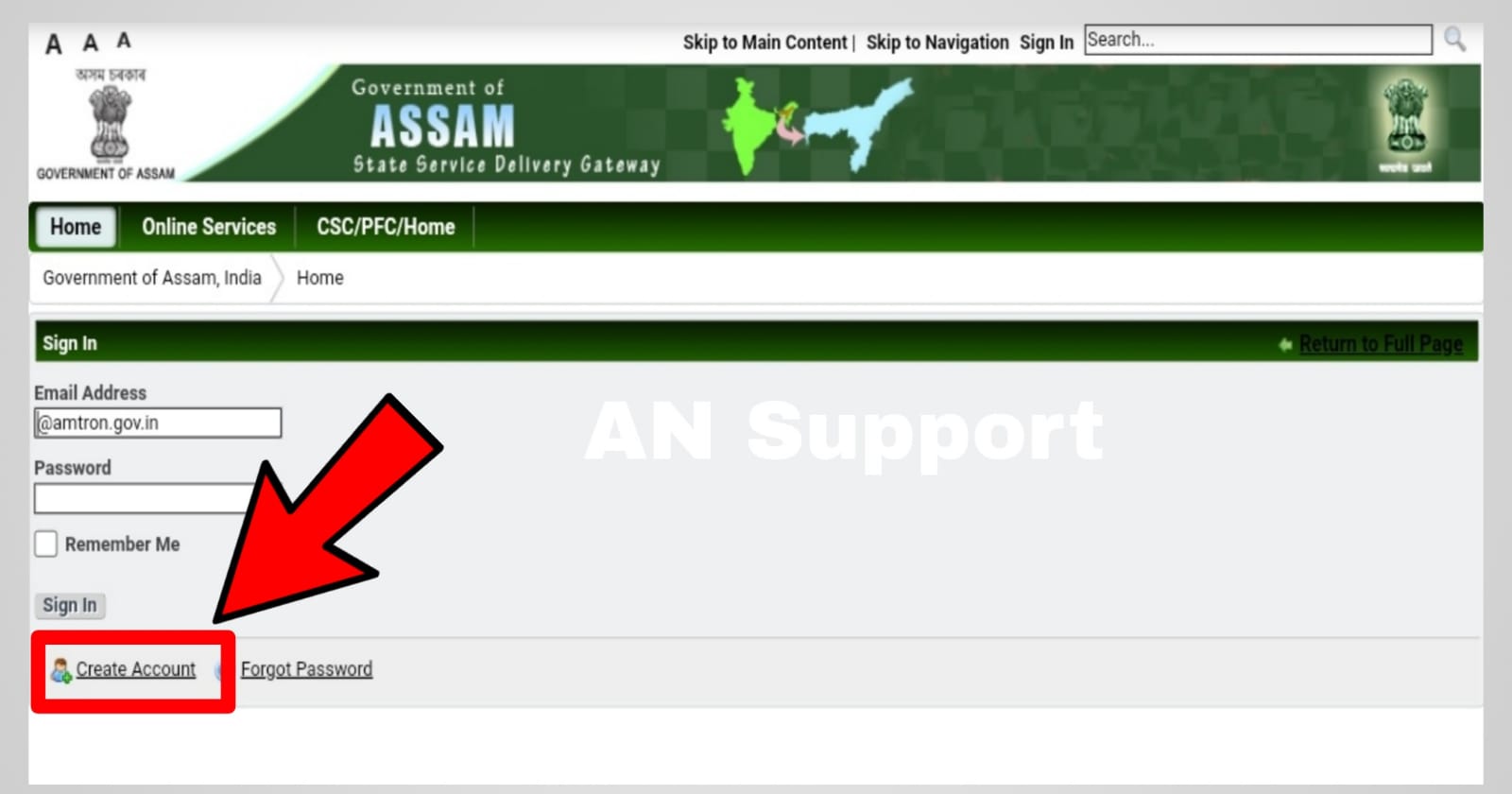 Assam E District Registration / E district citizen registration Assam/ E District Account
